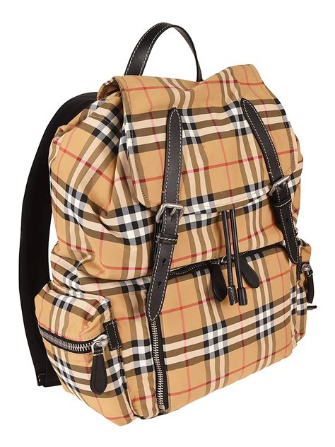 burberry medium canvas backpack|Burberry vintage check backpack.